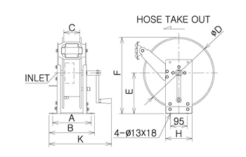 Cord Reel (ALM-SK Type)