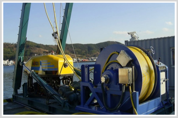 Ocean Surveyor Cable Reel Usage example